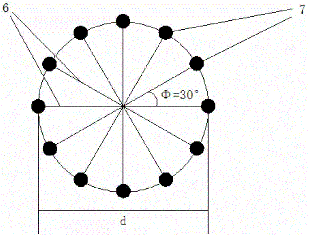 Flow velocity measurement system based on sensor network