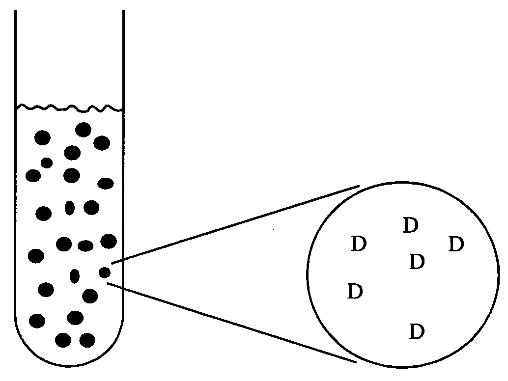 Stabilized uncoated particles of reversed liquid crystalline phase materials