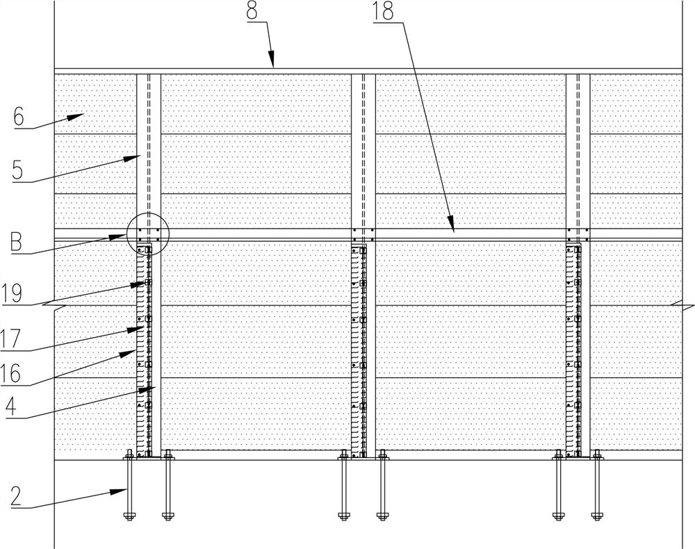 Sound barrier construction process facilitating replacement of unit plates