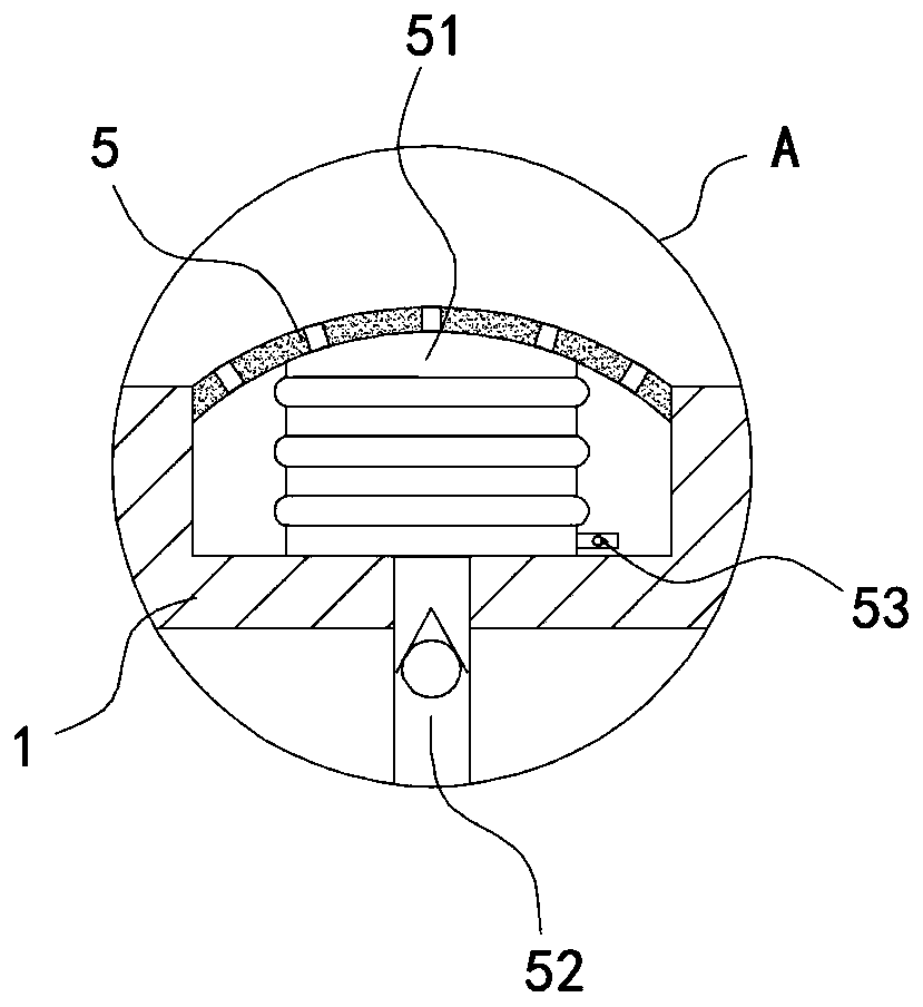 Cooling type water permeable brick for sponge city