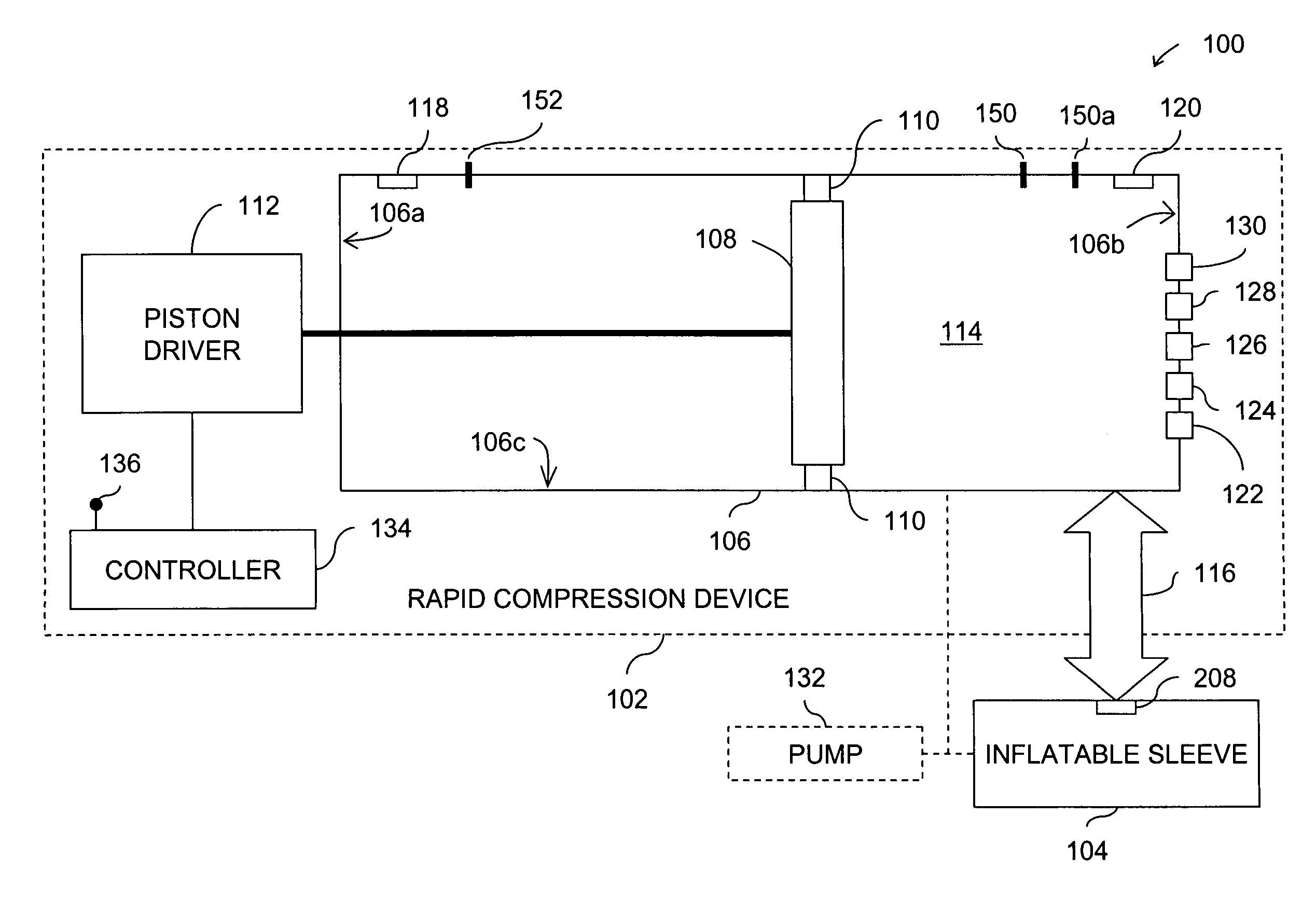 Apparatus and method for providing rapid compression to at least one appendage