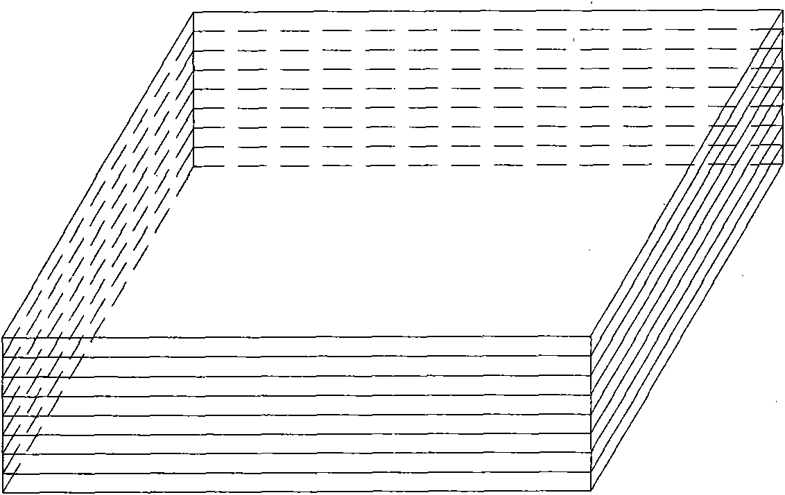 Production process of high-elasticity non-woven three-dimensional cotton