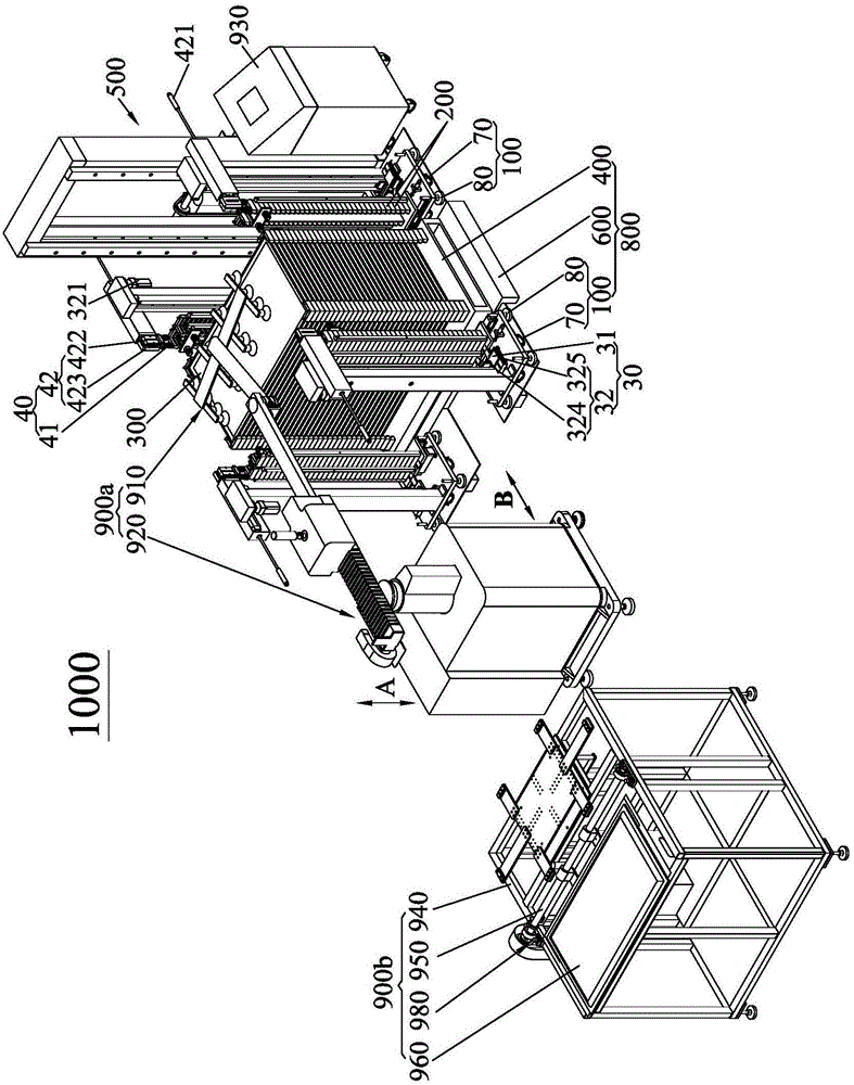 Automatic stacking system for television backboards