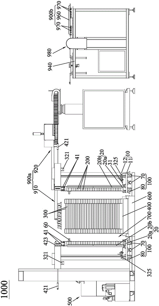 Automatic stacking system for television backboards