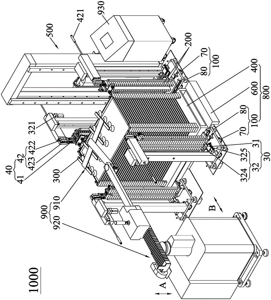 Automatic stacking system for television backboards