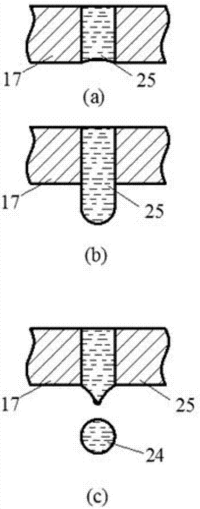 Jetting device and method for micro molten metal drops