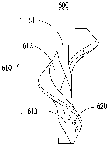 Blade, spraying nozzle for extruding out slurry and 3D printer