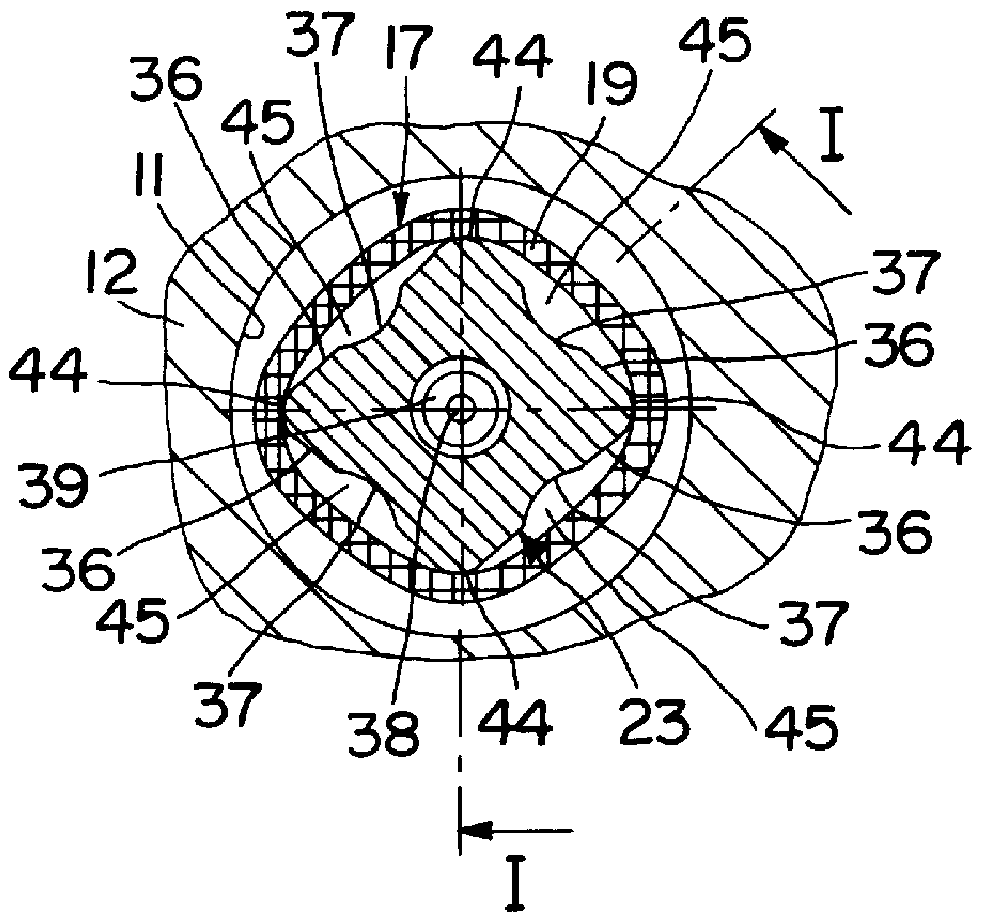 Oscillation damper for damping fluid oscillation in a hydraulic anti-slip control braking system in motor vehicles