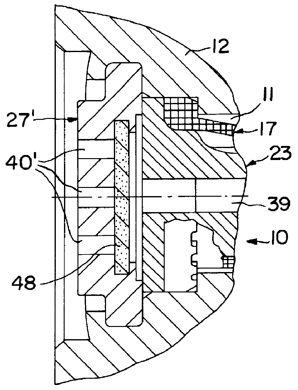 Oscillation damper for damping fluid oscillation in a hydraulic anti-slip control braking system in motor vehicles