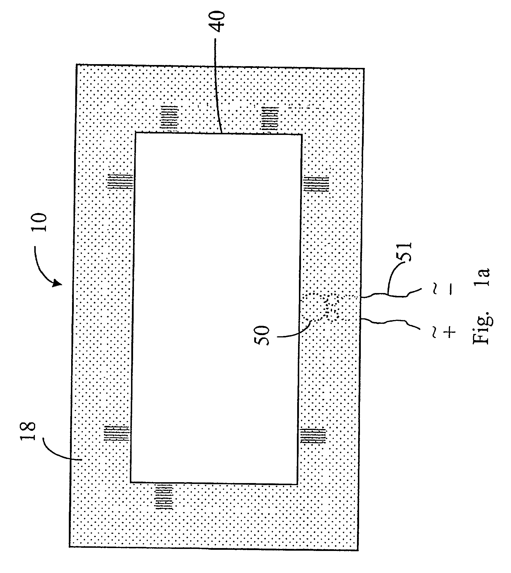 Transparent panel-form loudspeaker