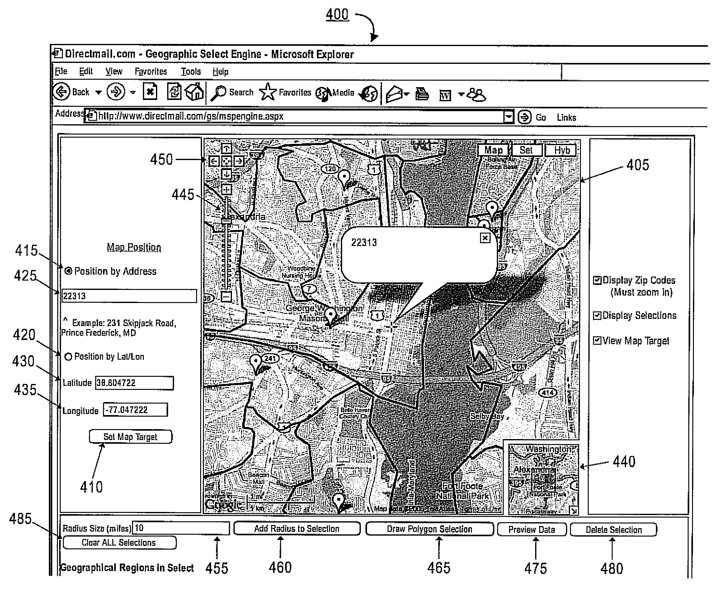 Systems and methods for generating user specified information from a map