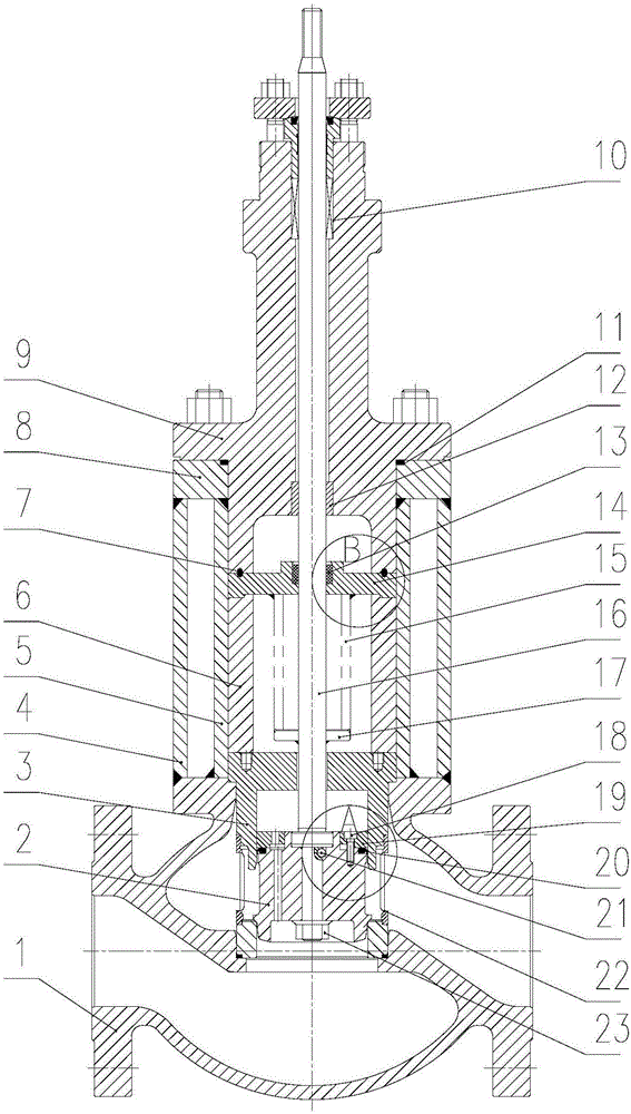 Low-temperature regulating valve