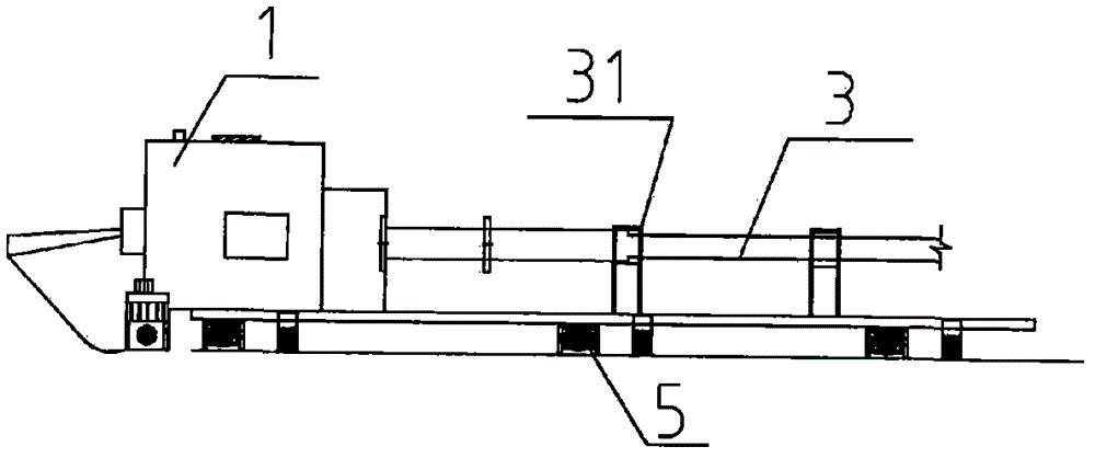 Novel die assembly distribution system with reducing feed pipe and method