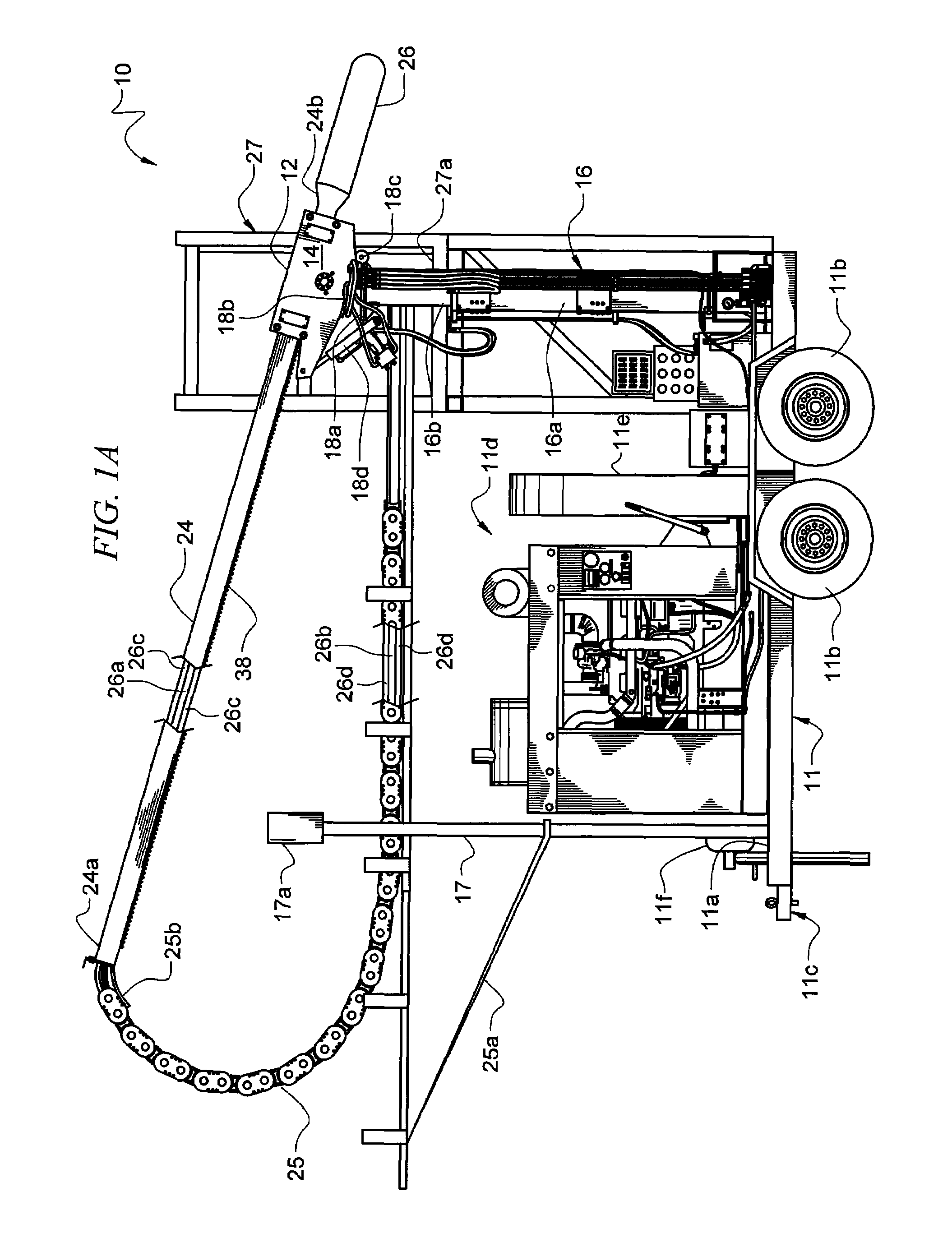 Removal of hardened concrete from ready mixed drum interiors using upwardly directed high pressure water