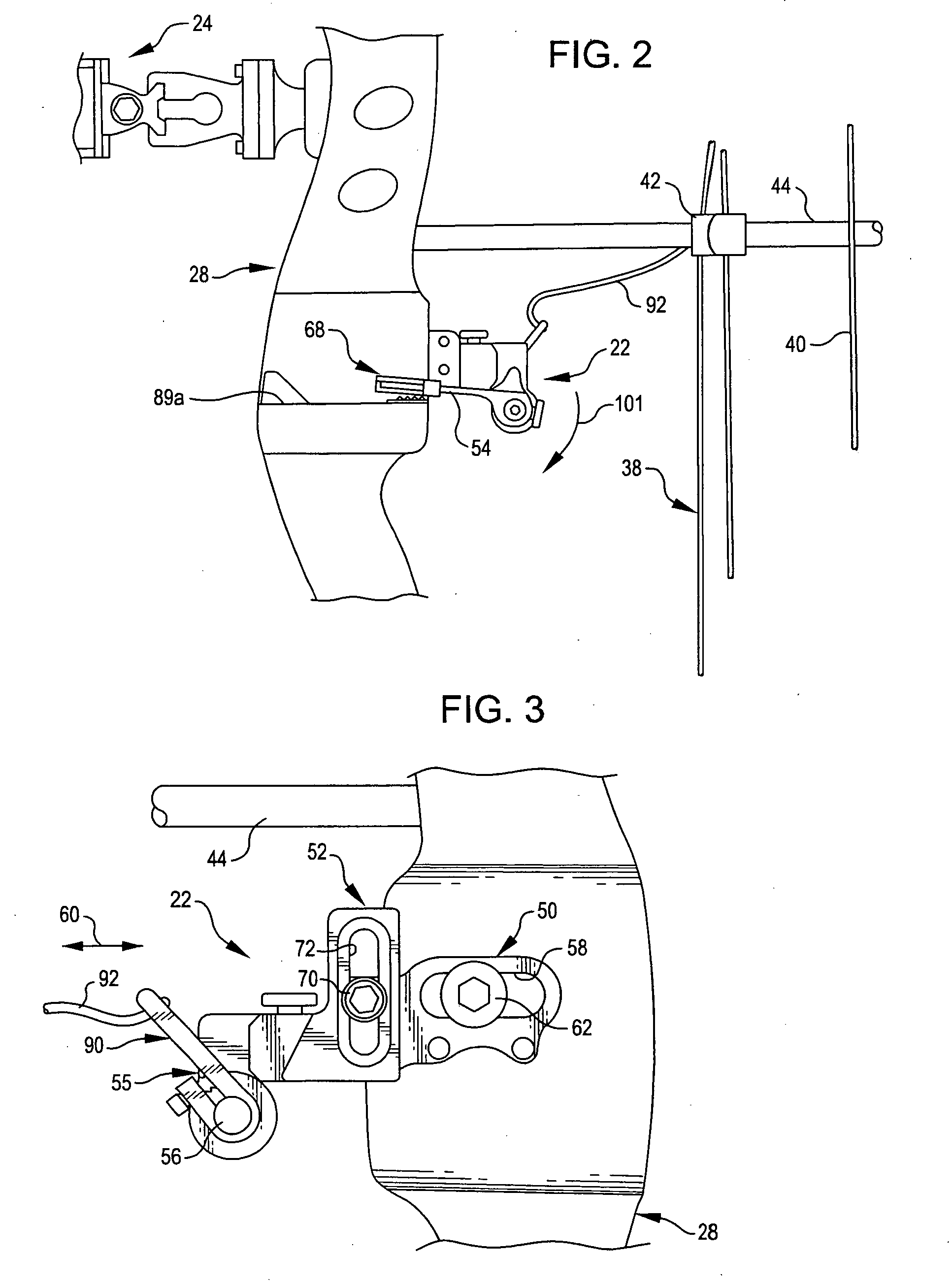 Fall-away arrow rest