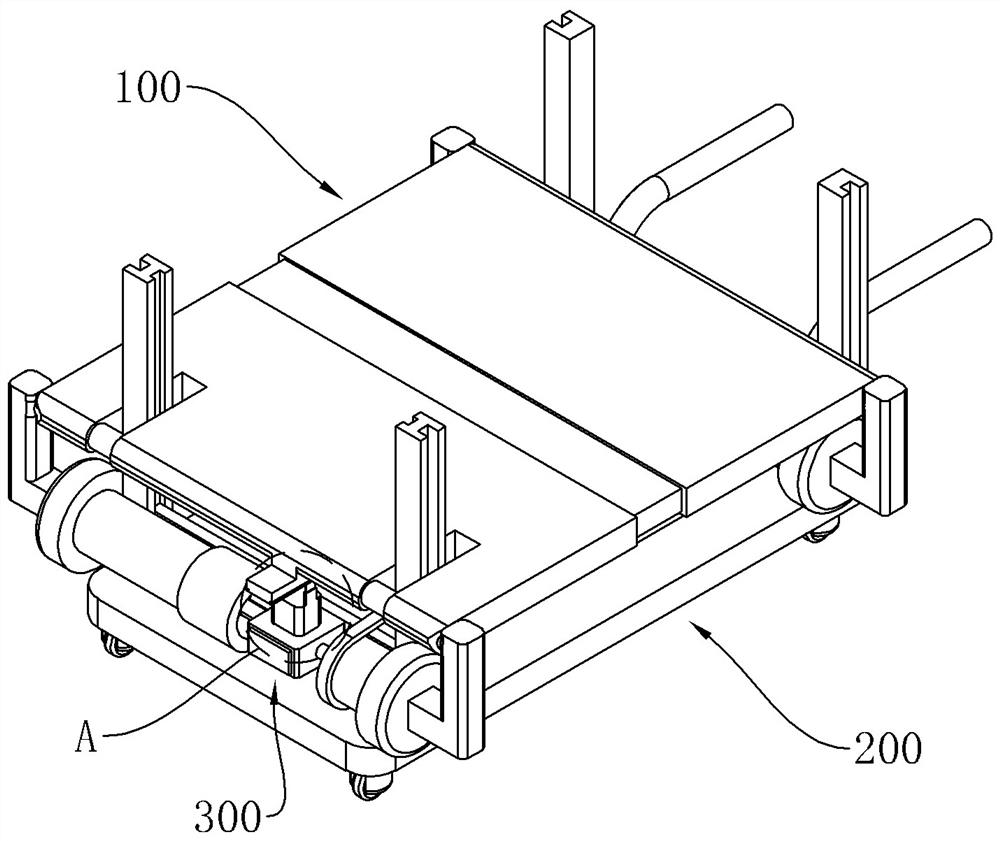 A liftable support platform for municipal engineering construction