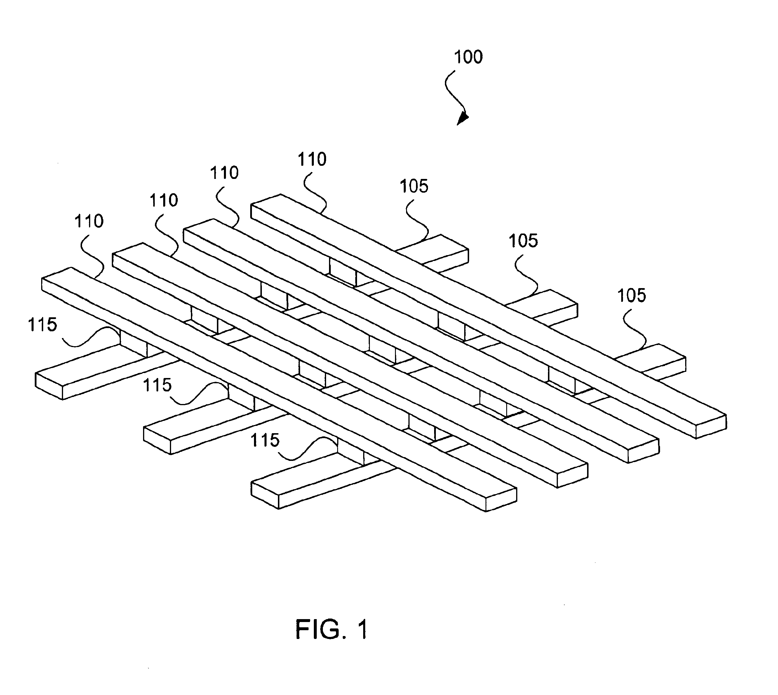 Cross point memory array with fast access time