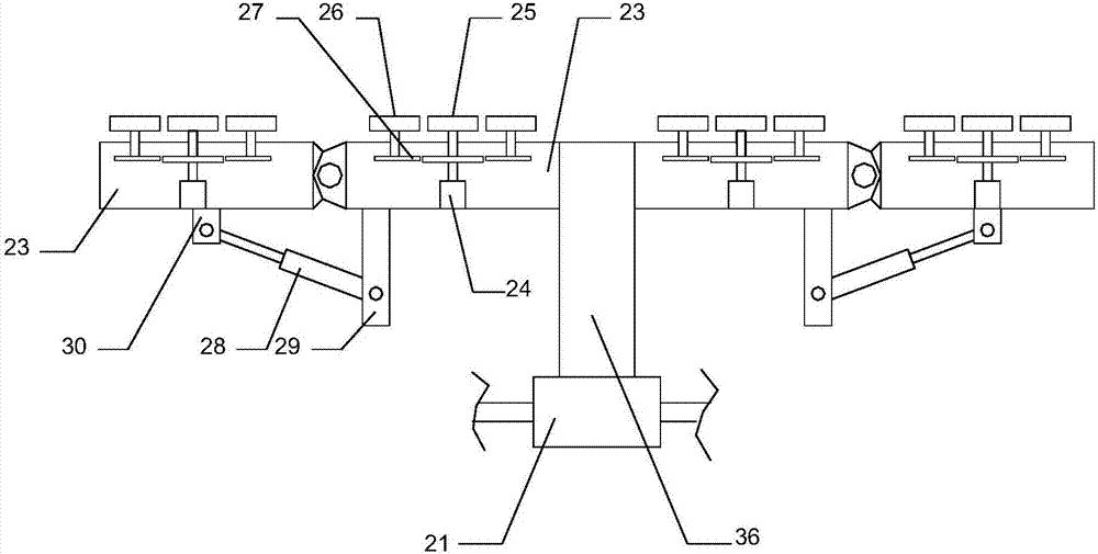 Municipal greening belt pruning equipment