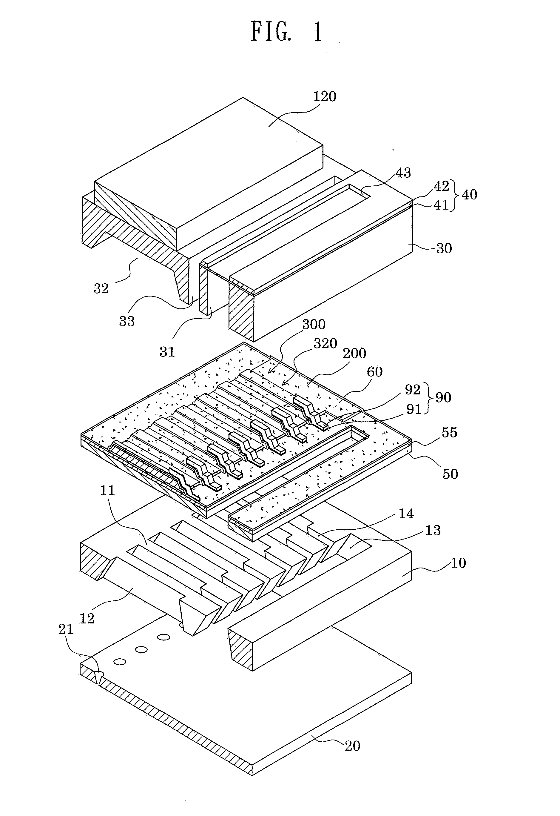 Actuator device, liquid-jet head and liquid-jet apparatus