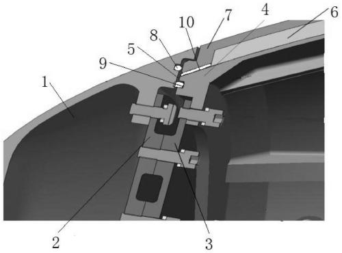 Hypersonic flight vehicle ultra-high temperature end thermal sealing structure