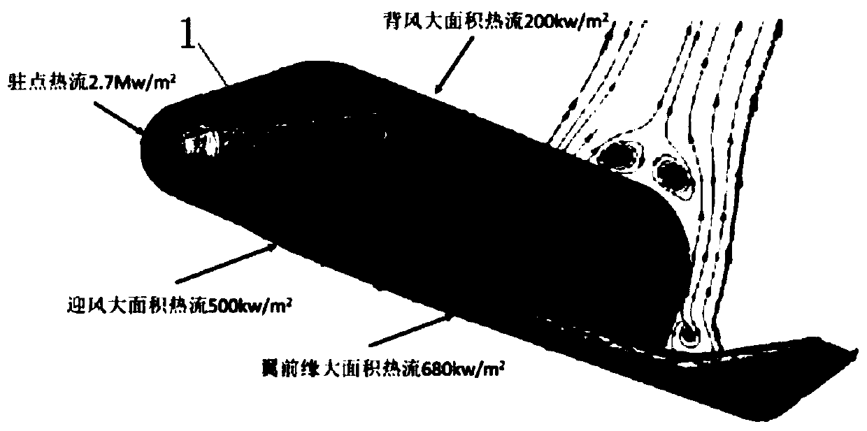 Hypersonic flight vehicle ultra-high temperature end thermal sealing structure