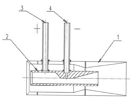 Low-pressure-drop super acceleration gauge