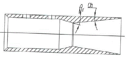 Low-pressure-drop super acceleration gauge