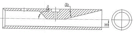 Low-pressure-drop super acceleration gauge