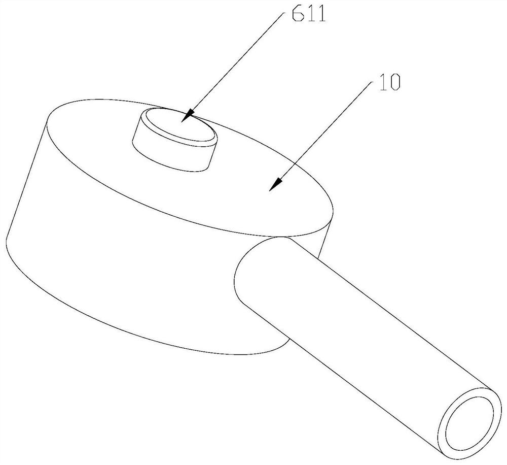 Water outlet device with adjustable water outlet swing amplitude