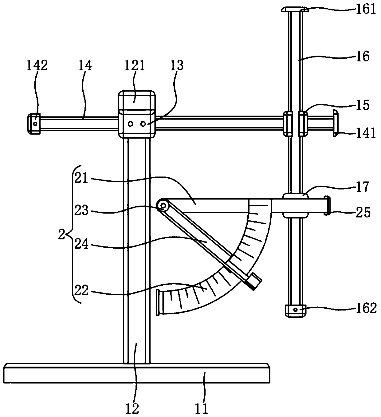 Simple intracranial hematoma puncture orientation instrument