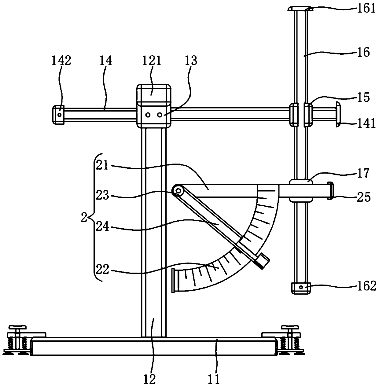 Simple intracranial hematoma puncture orientation instrument