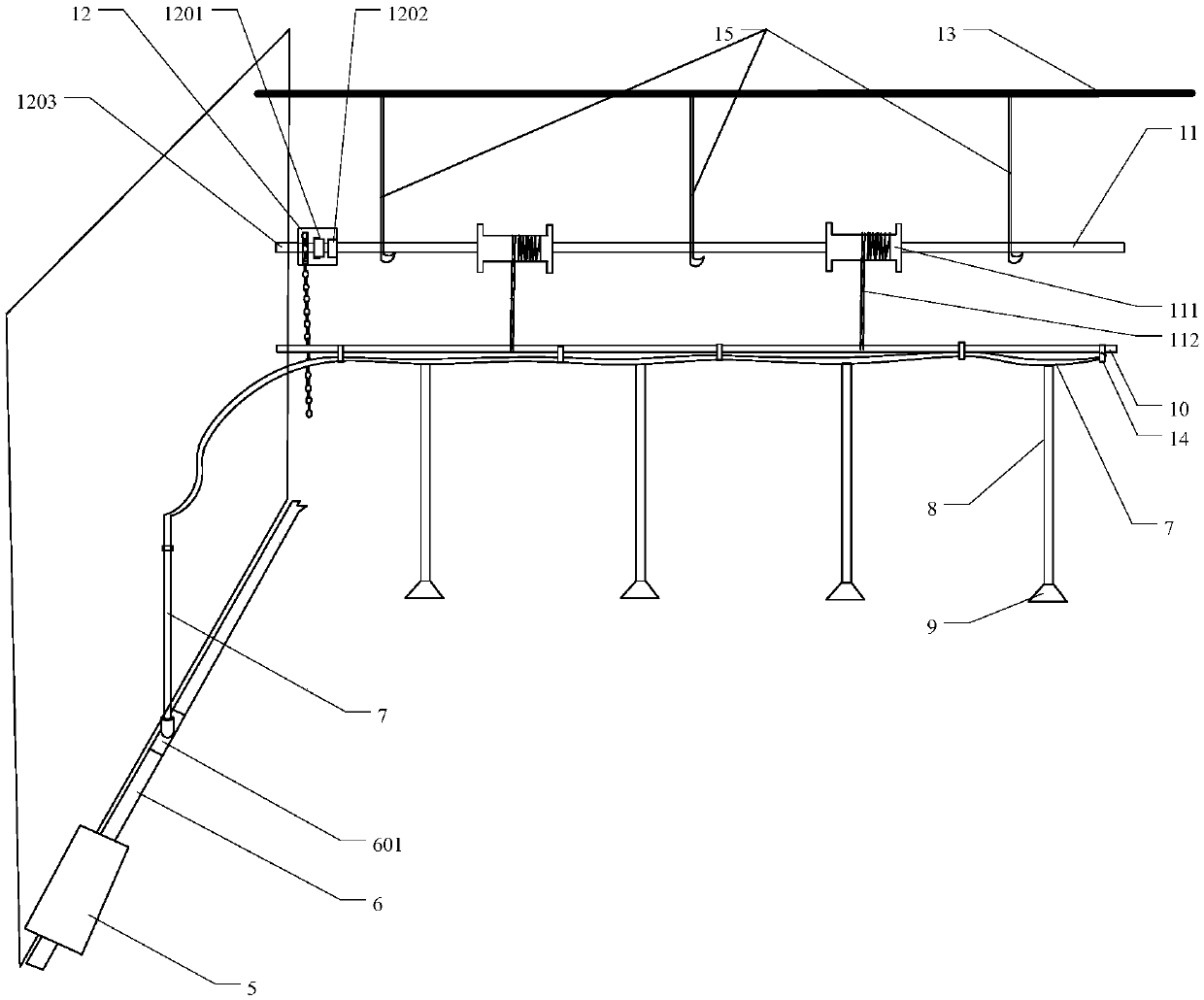 Water-fertilizer-integrated and liftable micro-irrigation system