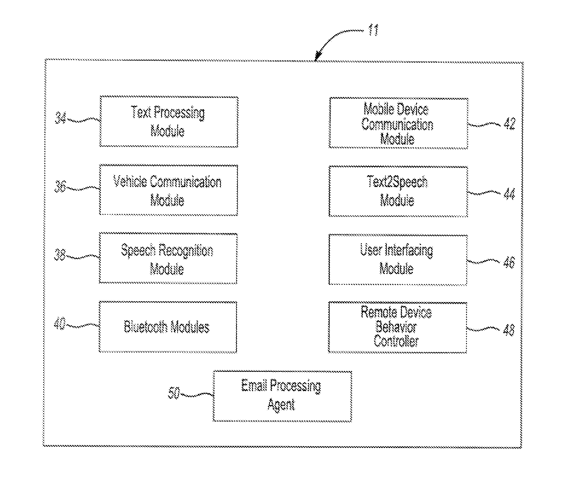 Vehicle communication system with navigation