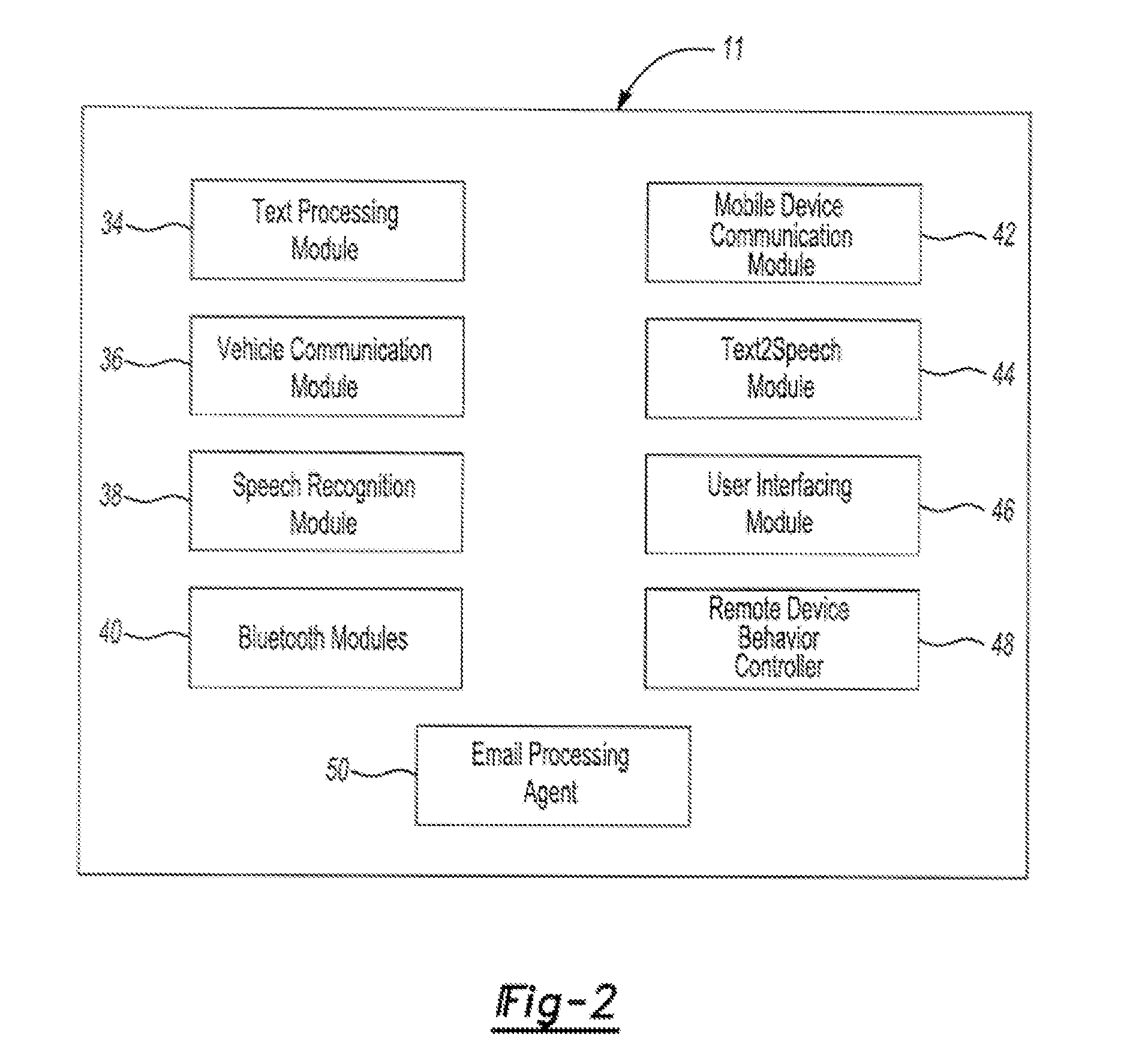 Vehicle communication system with navigation