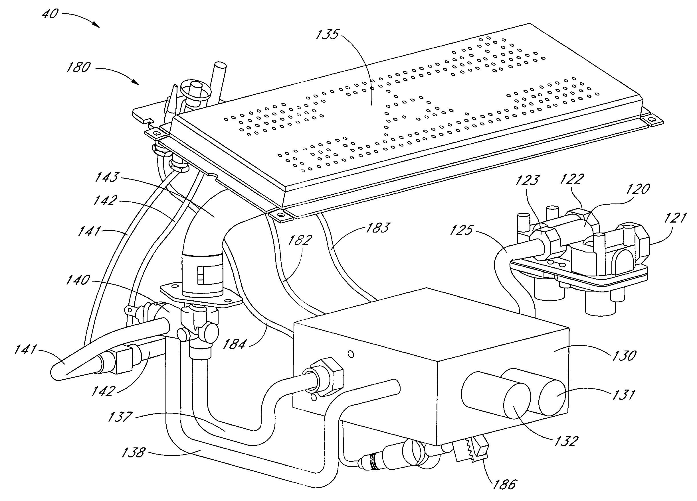 Valve assemblies for heating devices