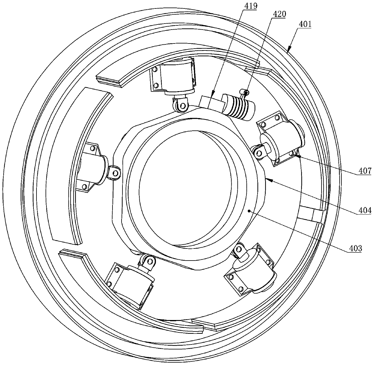 High-strength brake hub for heavy truck