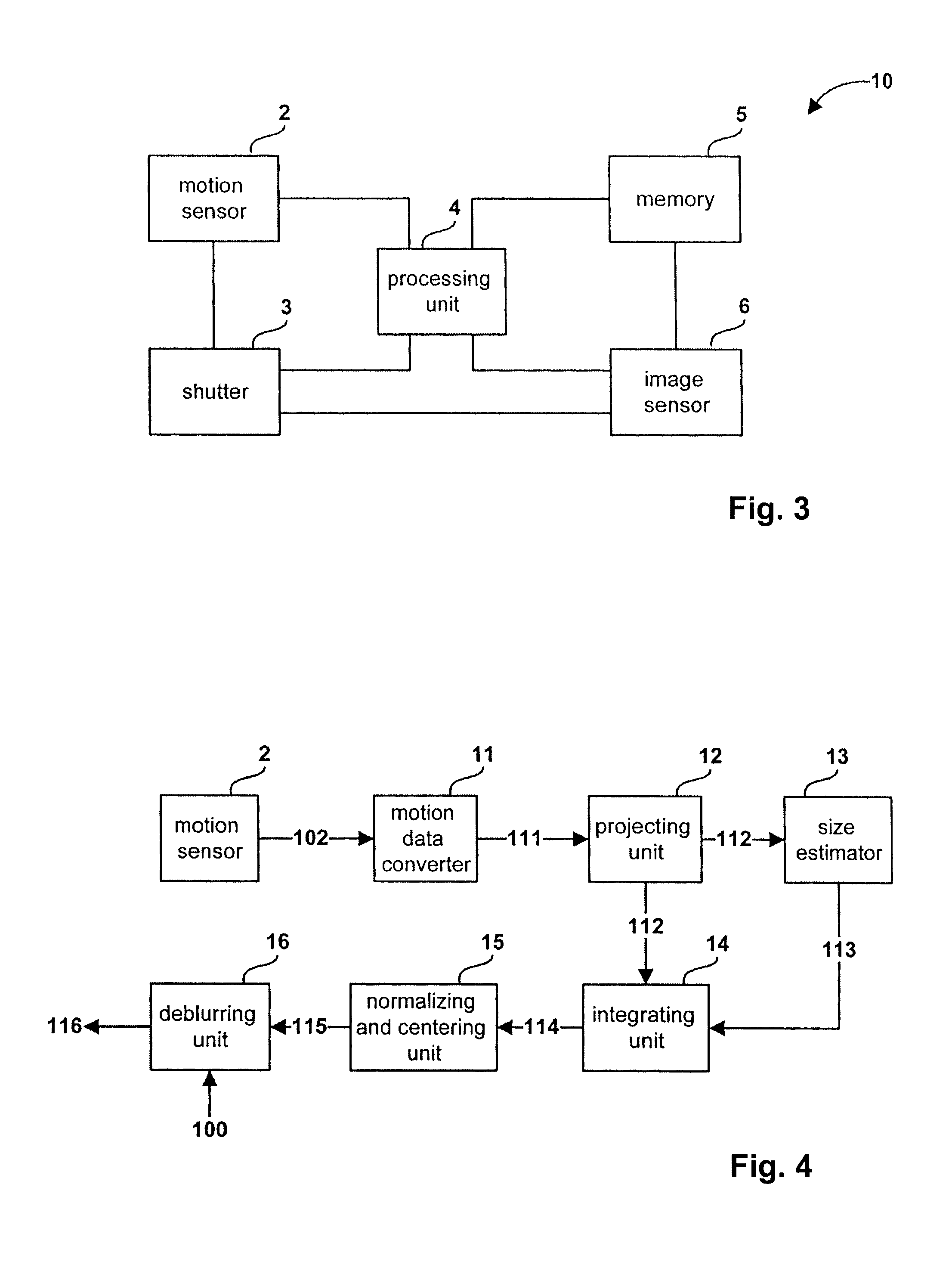 Method and system for obtaining a point spread function using motion information