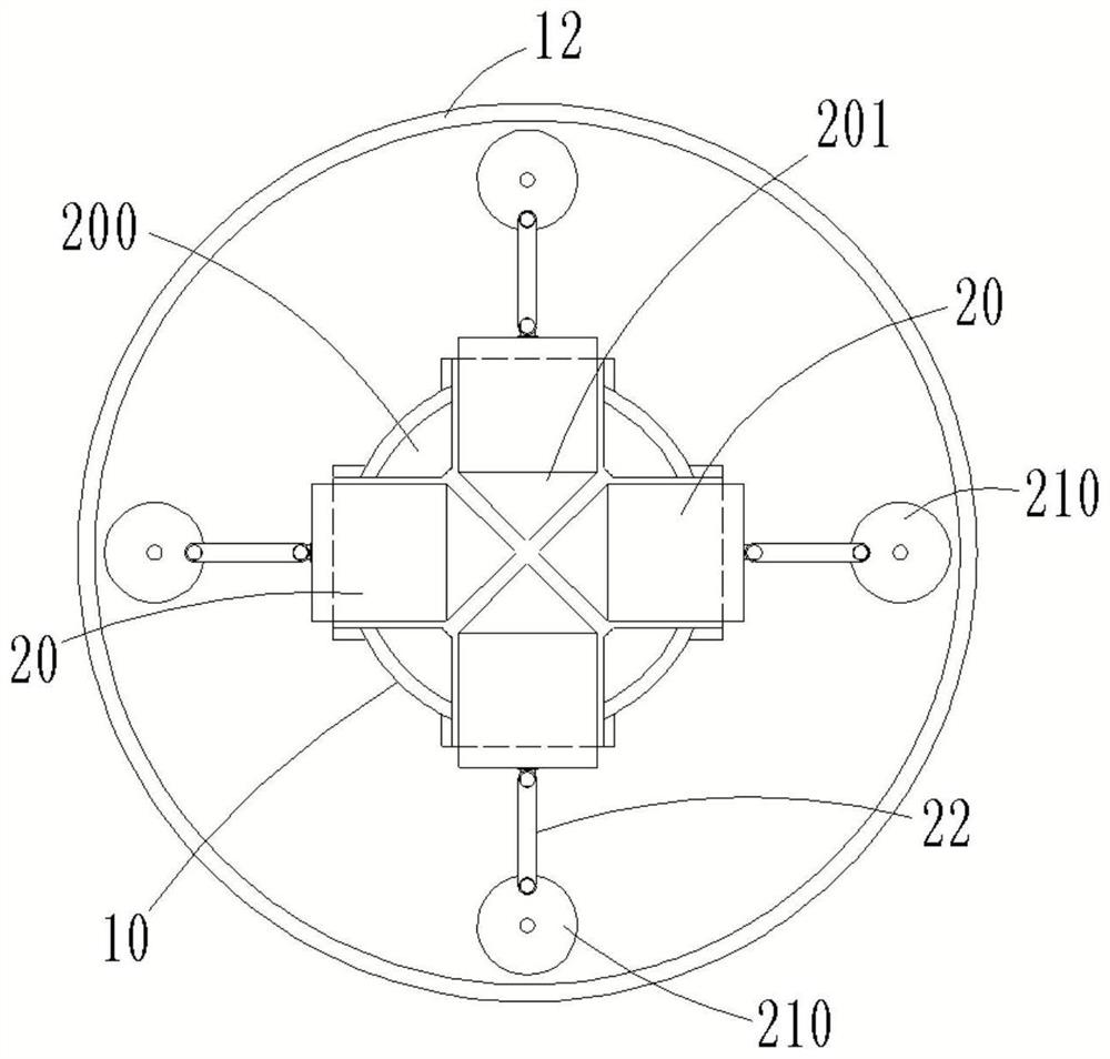 Building waste treatment device for recycling building engineering waste