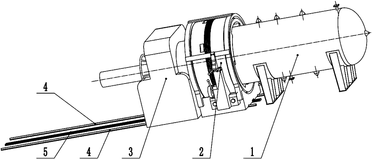 Horizontal supercutical fluid foaming equipment