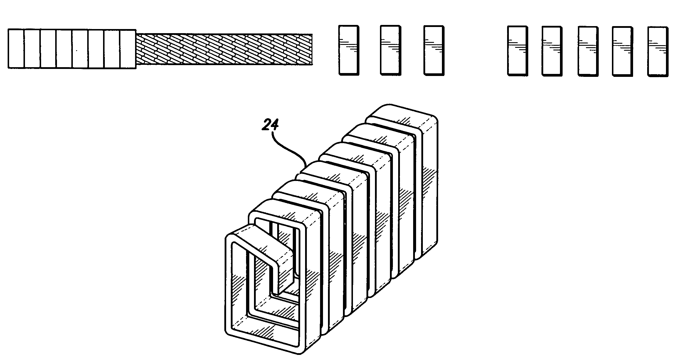 Lightweight omega chain and improved method of manufacture