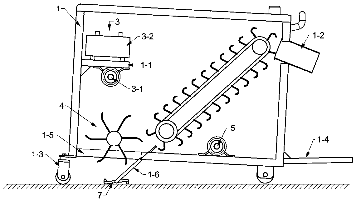 Winding-type sheep manure collecting and bagging device