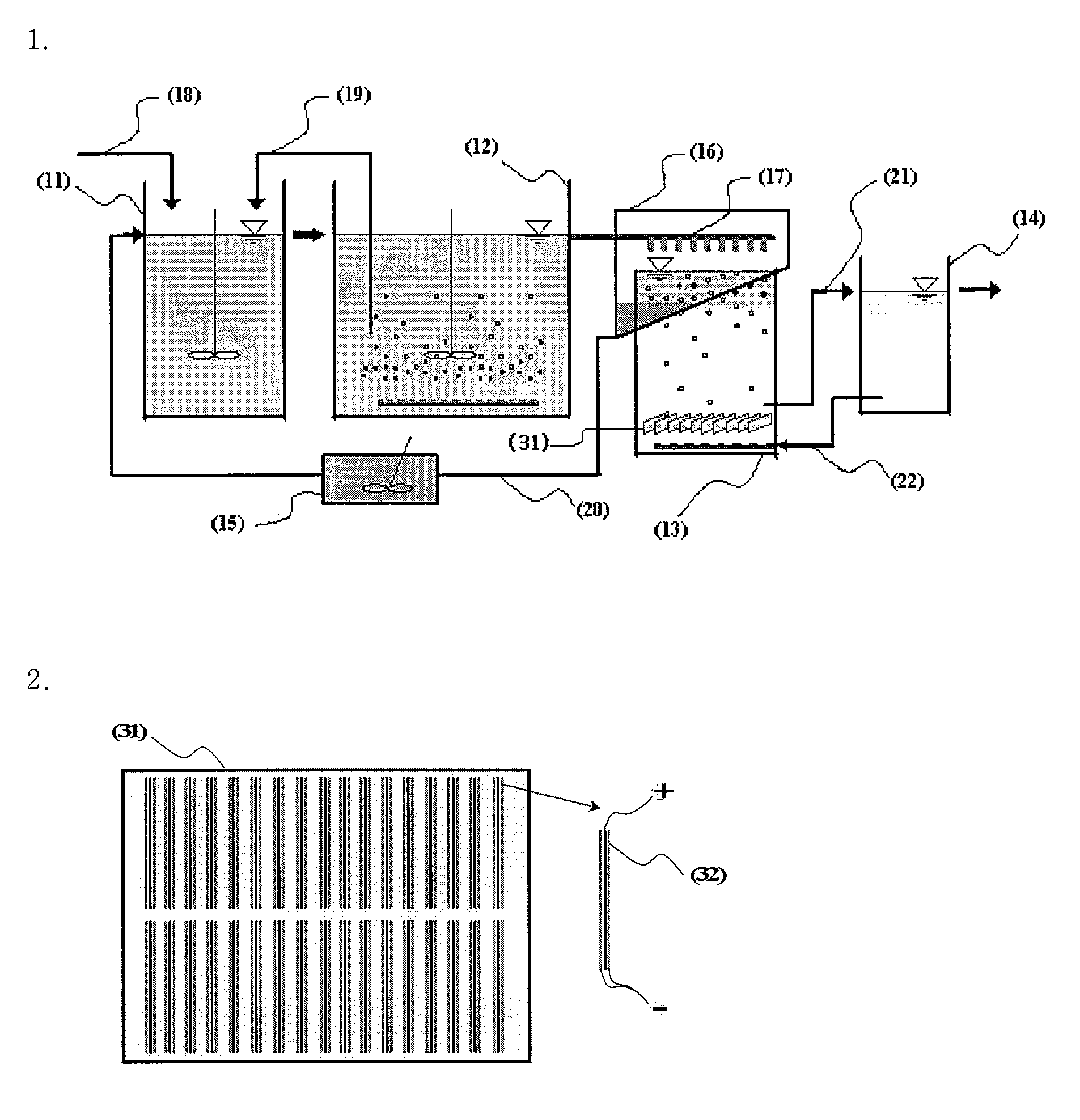 Method and apparatus for wastewater treatment using nitrogen/phosphorous removal process combined with floatation separation of activated sludge