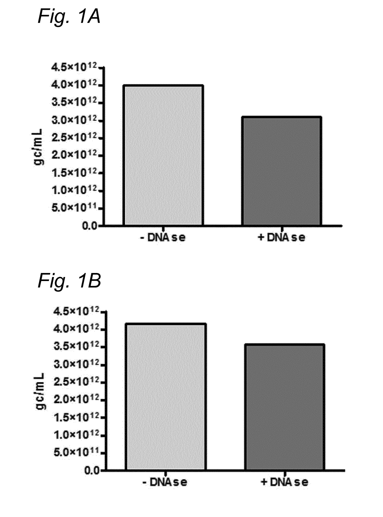 DNA impurities in a composition comprising a parvoviral virion