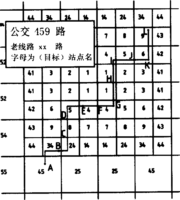 Fourcolour region number map