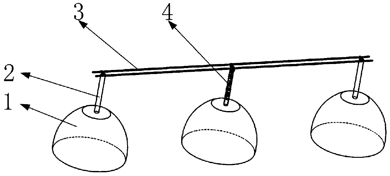 A mobile utility pole based on pneumatic motor control for easily collapsed ground