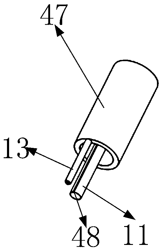 A mobile utility pole based on pneumatic motor control for easily collapsed ground