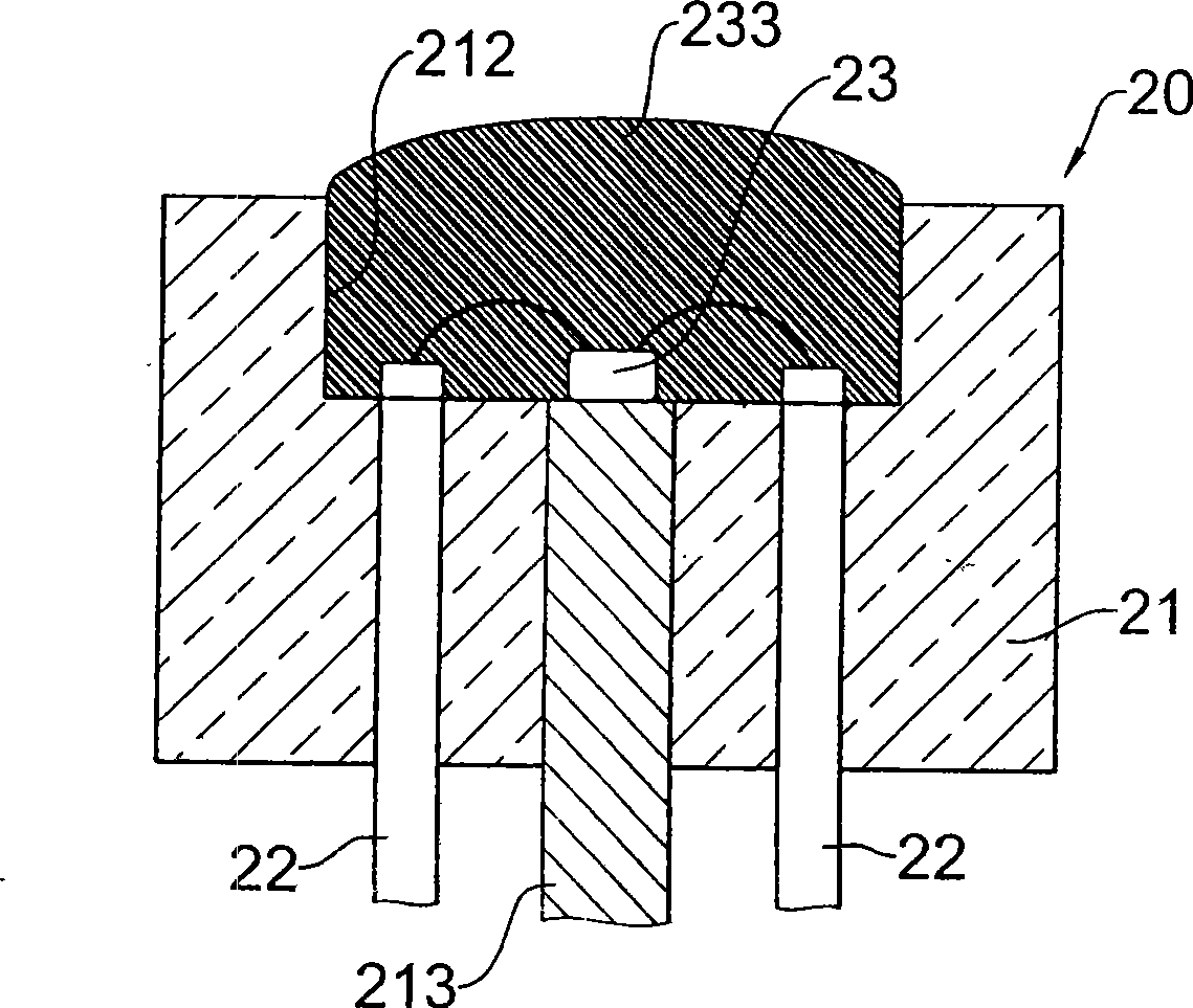 LED, production method therefore and illuminator manufactured by the LED