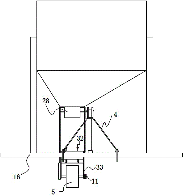 Intertillage fertilizing machine