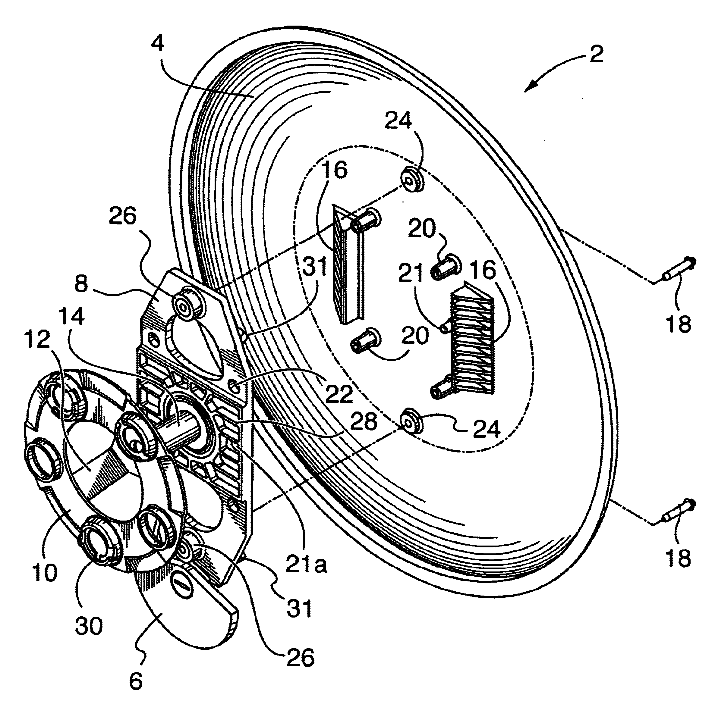 Non-rotating wheel cover