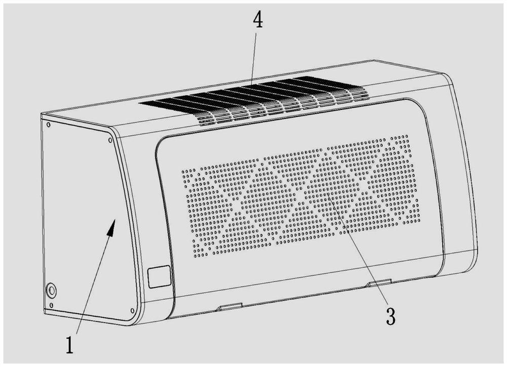 Wall-mounted air sterilizer